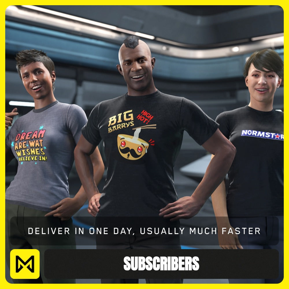 Star Citizen - "Banu-Made T-Shirt Pack 1 - Subscribers - Galactic Merchant - Galactic Merchant