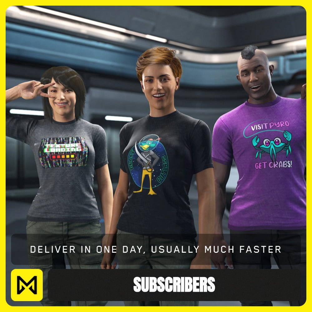 Star Citizen - Banu-Made T-Shirt Pack 3 - Subscribers - Galactic Merchant - Galactic Merchant