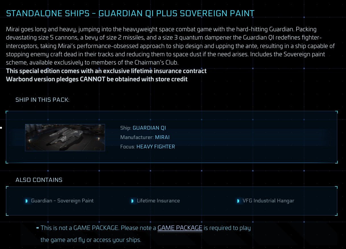 Star Citizen - Guardian QI - LTI Original Concept - Ship - Galactic Merchant - MIRAI