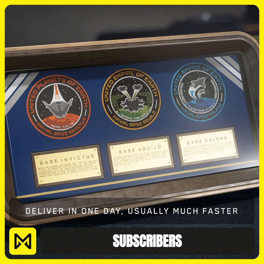 Star Citizen - Invictus Patch Collection - Subscribers - Galactic Merchant - Galactic Merchant