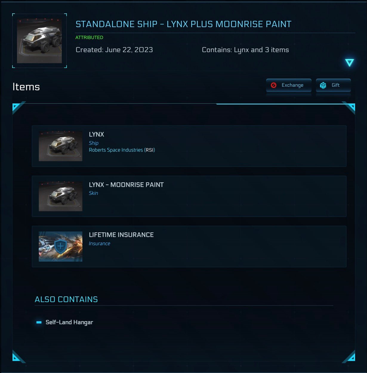 Star Citizen - Lynx - LTI Original Concept - Ground Vehicle - Galactic Merchant - Roberts Space Industries