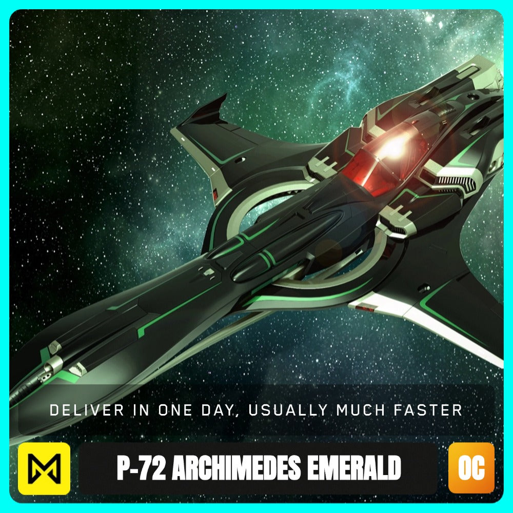 Star Citizen - P-72 Archimedes Emerald - LTI Original Concept - Ship - Galactic Merchant - Kruger Intergalactic